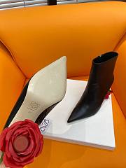 Loewe rose black leather boots  - 3