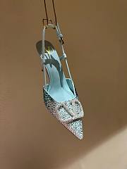 Valentino blue crystal heels 9cm - 5