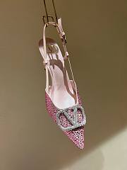 Valentino pink crystal heels 9cm - 3