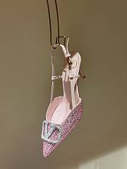 Valentino pink crystal heels 9cm - 4