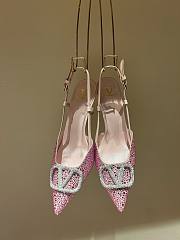 Valentino pink crystal heels 9cm - 5