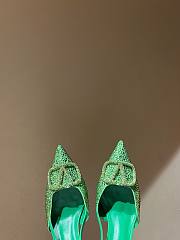 Valentino green crystal heels 9cm - 2