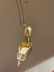 Valentino gold crystal heels 9cm - 2