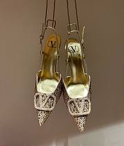 Valentino gold crystal heels 9cm - 1