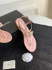 Chanel flower pink sandals - 2