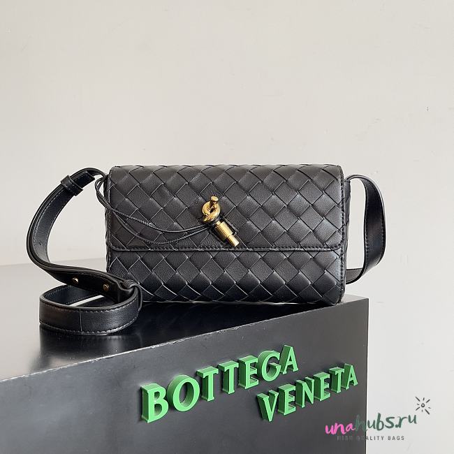 Bottega Veneta Mini Black Andiamo Bag - 1