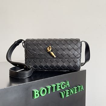 Bottega Veneta Mini Black Andiamo Bag