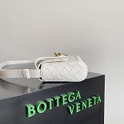 Bottega Veneta Mini White Andiamo Bag - 3