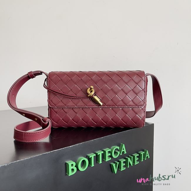 Bottega Veneta Mini Red Andiamo Bag - 1