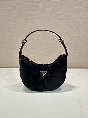 Prada Moon wool black shoulder bag  - 6