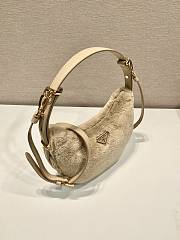 Prada Moon wool beige shoulder bag - 3