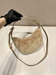 Prada Moon wool beige shoulder bag - 4