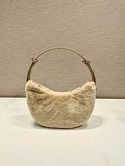 Prada Moon wool beige shoulder bag - 2