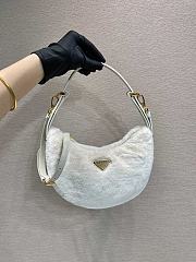 Prada Moon wool white shoulder bag - 1