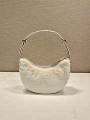 Prada Moon wool white shoulder bag - 3