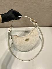 Prada Moon wool white shoulder bag - 5