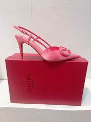 Valentino Vlogo pink slingback heels 80mm - 3