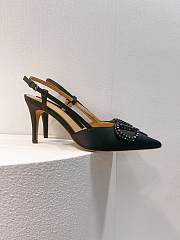 Valentino Vlogo black slingback heels 80mm - 3