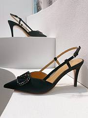 Valentino Vlogo black slingback heels 80mm - 2