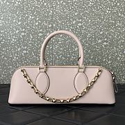 Valentino Garavani light pink rockstud hand bag - 1