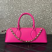 Valentino Garavani hot pink rockstud hand bag - 1