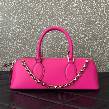 Valentino Garavani hot pink rockstud hand bag