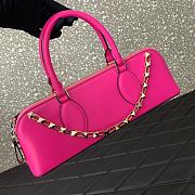 Valentino Garavani hot pink rockstud hand bag - 2