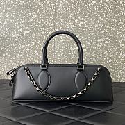 Valentino Garavani black rockstud hand bag - 1