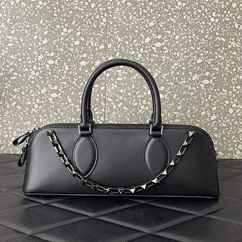 Valentino Garavani black rockstud hand bag