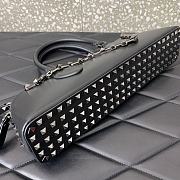 Valentino Garavani black rockstud hand bag - 3