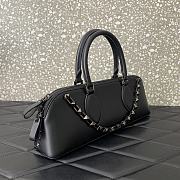 Valentino Garavani black rockstud hand bag - 2