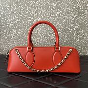 Valentino Garavani orange rockstud hand bag - 1