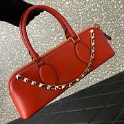 Valentino Garavani orange rockstud hand bag - 3