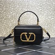 Valentino Garavani VLogo Mini Black Crossbody Bag - 1