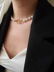 Valentino pearl necklace  - 5