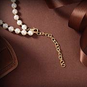 Valentino pearl necklace  - 3