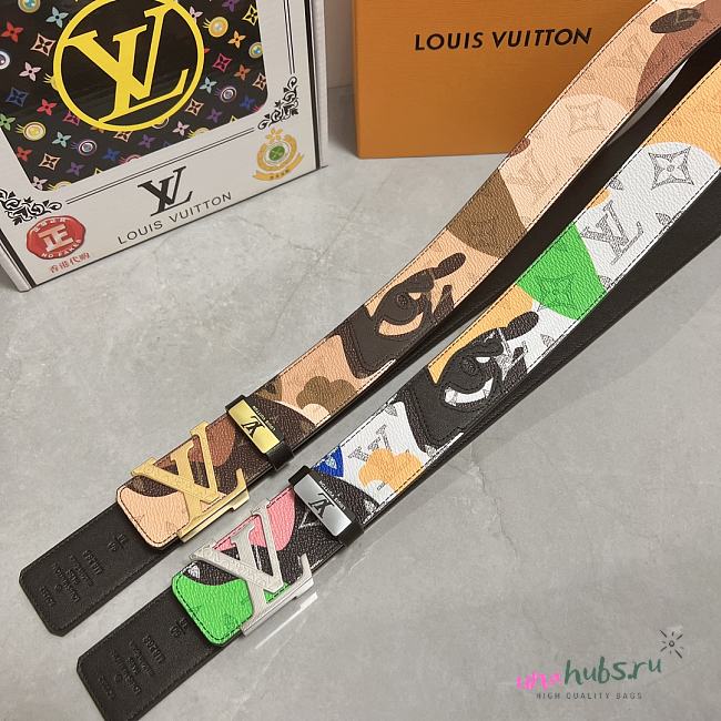 Louis Vuitton 2023-24FW Belt ( brown/ green) - 1