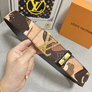 Louis Vuitton 2023-24FW Belt ( brown/ green) - 6