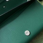 Gucci Dionysus green double flap wallet bag - 6