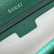 Gucci Dionysus green double flap wallet bag - 4