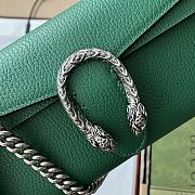 Gucci Dionysus green double flap wallet bag - 2