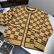 Gucci dark yellow/brown cardigan - 1