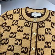 Gucci dark yellow/brown cardigan - 5