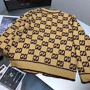 Gucci dark yellow/brown cardigan - 4