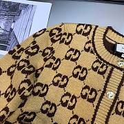 Gucci dark yellow/brown cardigan - 2