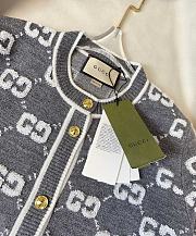 Gucci dark gray / white cardigan - 6