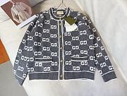 Gucci dark gray / white cardigan - 4