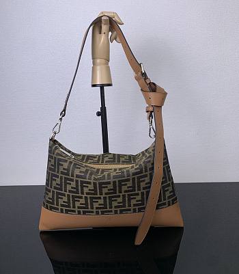 Fendi Small FF Jacquard Shoulder Bag