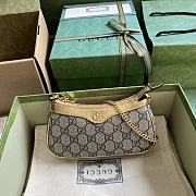 Gucci Ophidia GG small golden monogram bag - 1