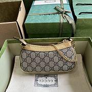 Gucci Ophidia GG small golden monogram bag - 5